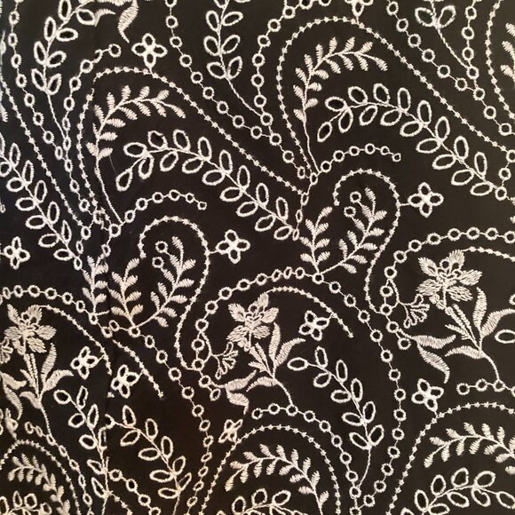 Loft Black & White Lined Skirt - NWT - Picture 4 of 8